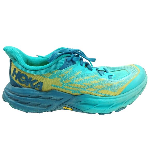 Hoka One One Shoes Womens 8.5 B‎ Speedgoat 5  Blue Vibram Runners 1123158 DTWGR - Picture 1 of 7